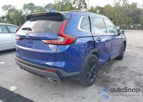 2024 Honda Cr-V Hybrid Sport-L из США, поврежденный, VIN 7FARS5H82RE001694